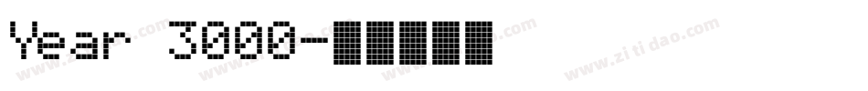 Year 3000字体转换